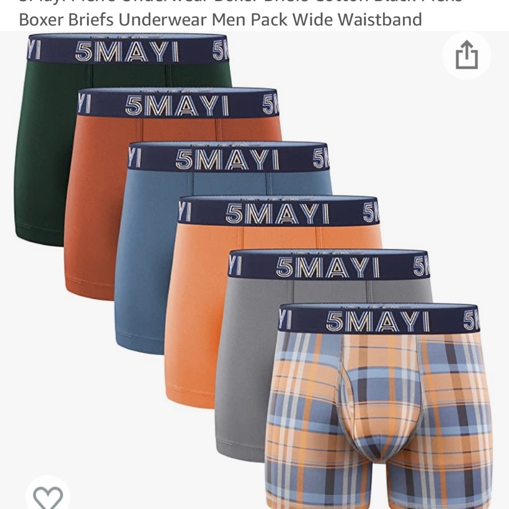 BN 5Mayi Boxer Briefs Sz Large
